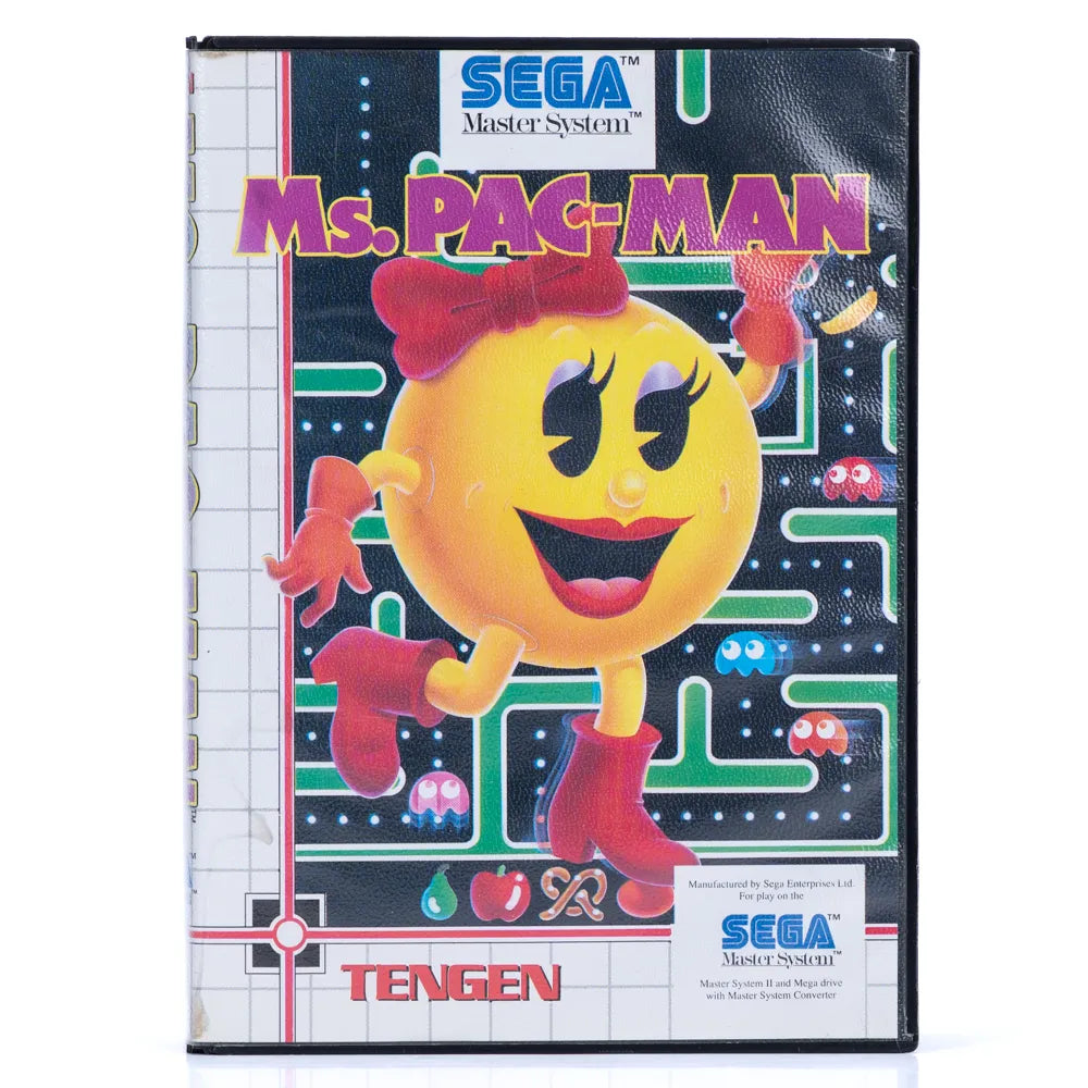 Ms. Pac-Man - Sega Master System spill - Retrospillkongen
