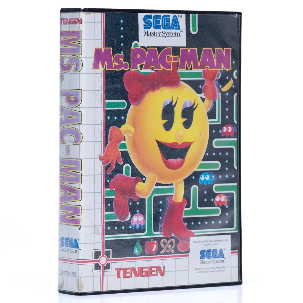 Ms. Pac-Man - Sega Master System spill - Retrospillkongen