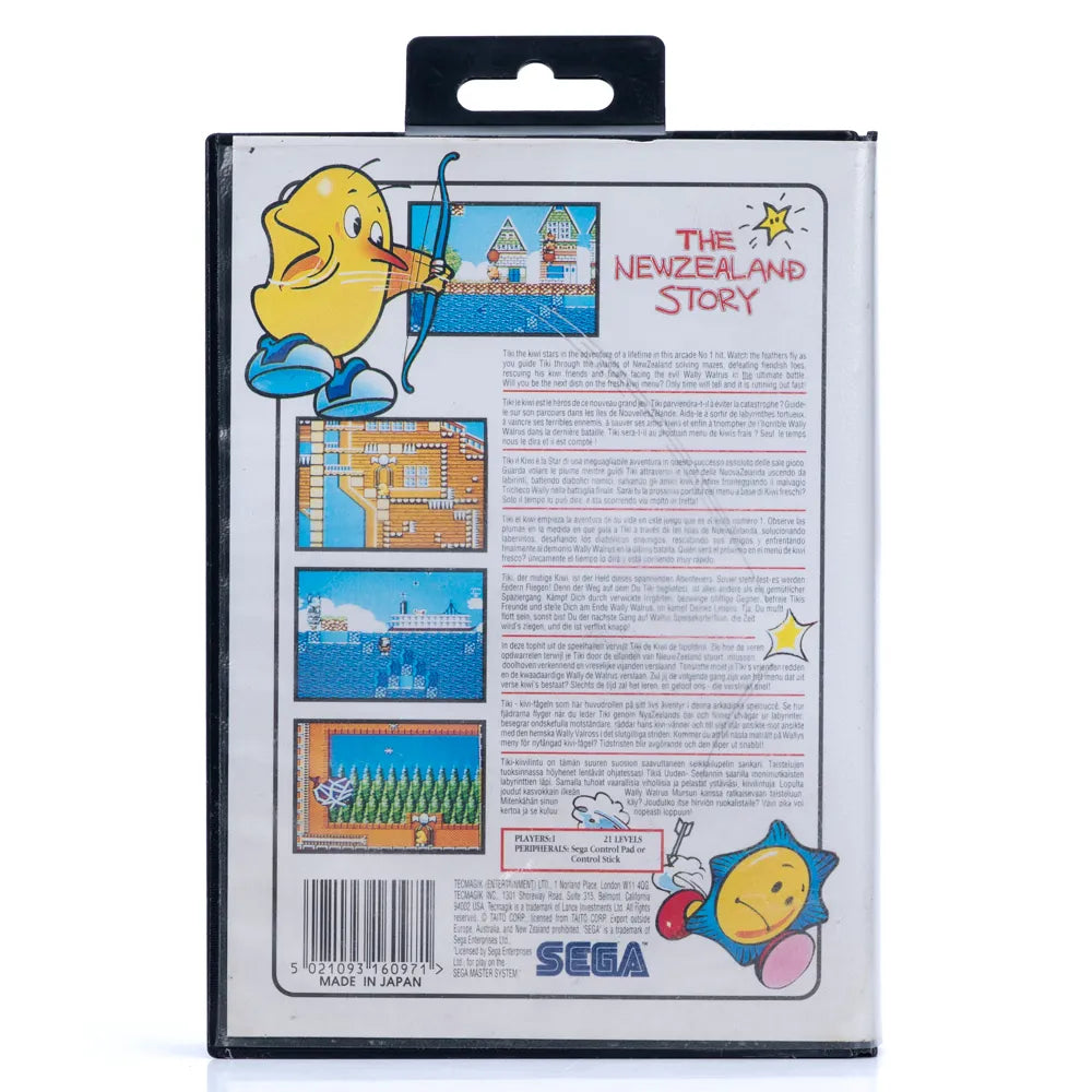 The NewZealand Story - Sega Master System spill - Retrospillkongen
