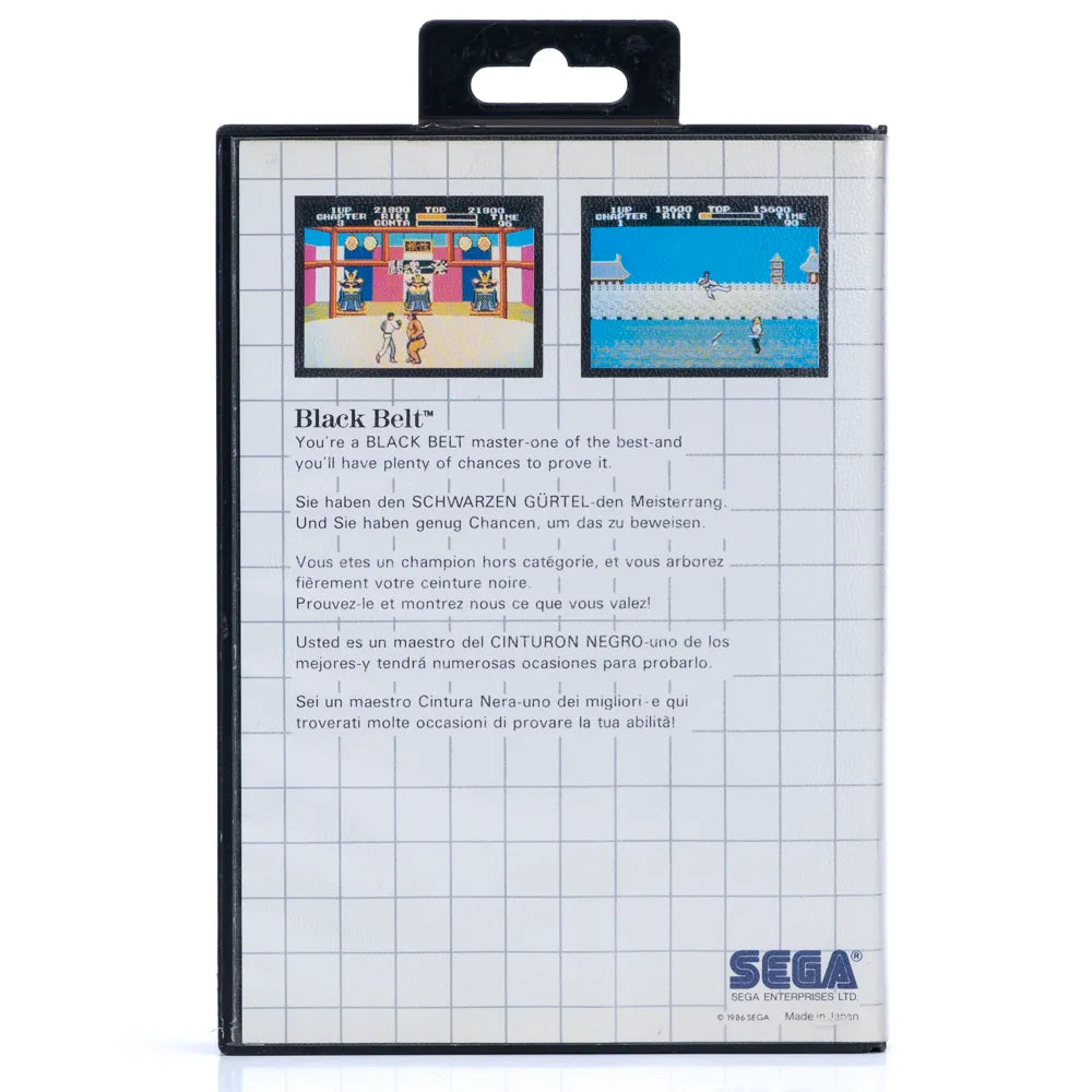 Black Belt - Sega Master System spill