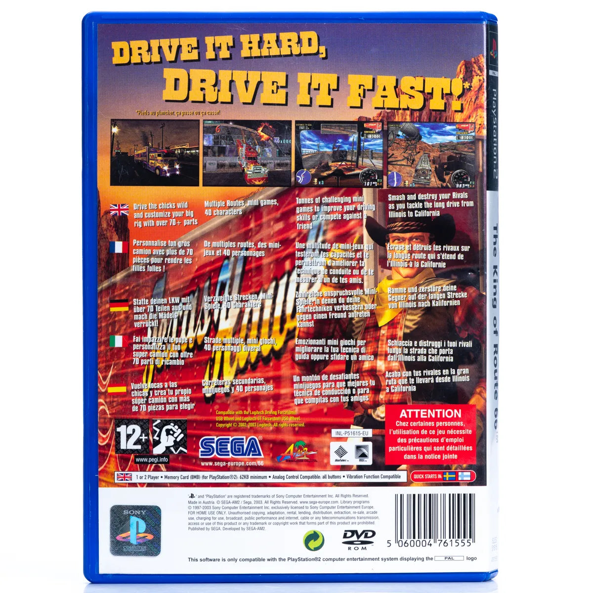 The King of Route 66 - PS2 Spill - Retrospillkongen