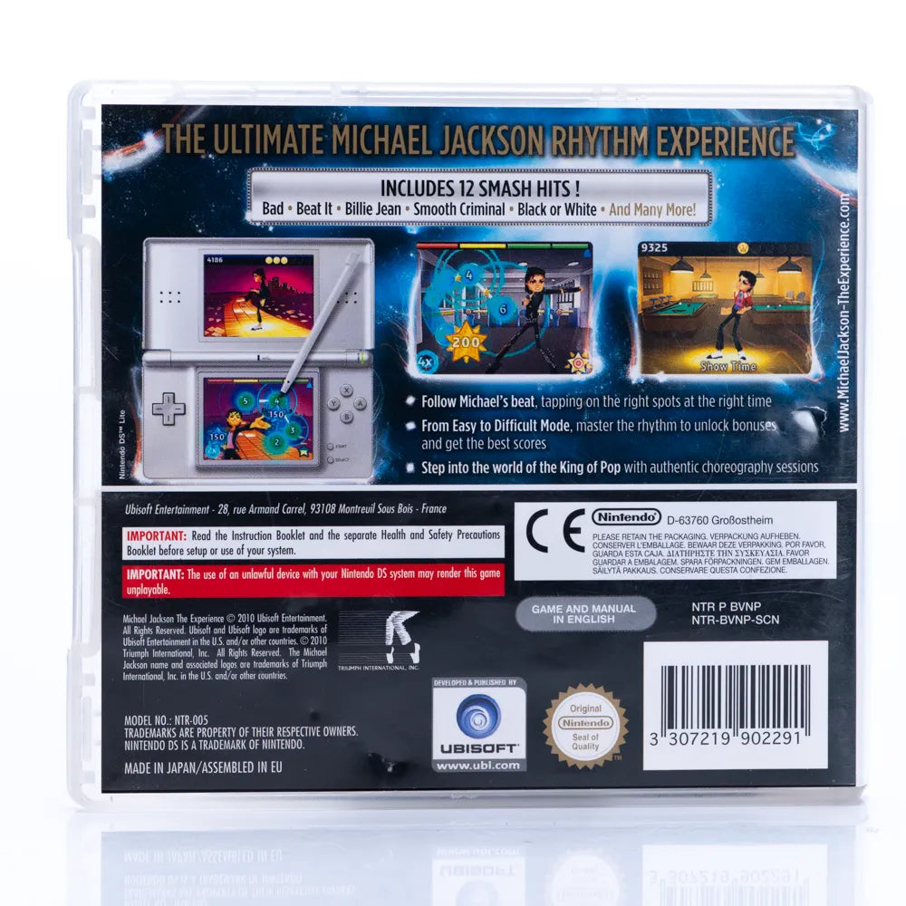 Michael Jackson: The Experience - Nintendo DS spill - Retrospillkongen
