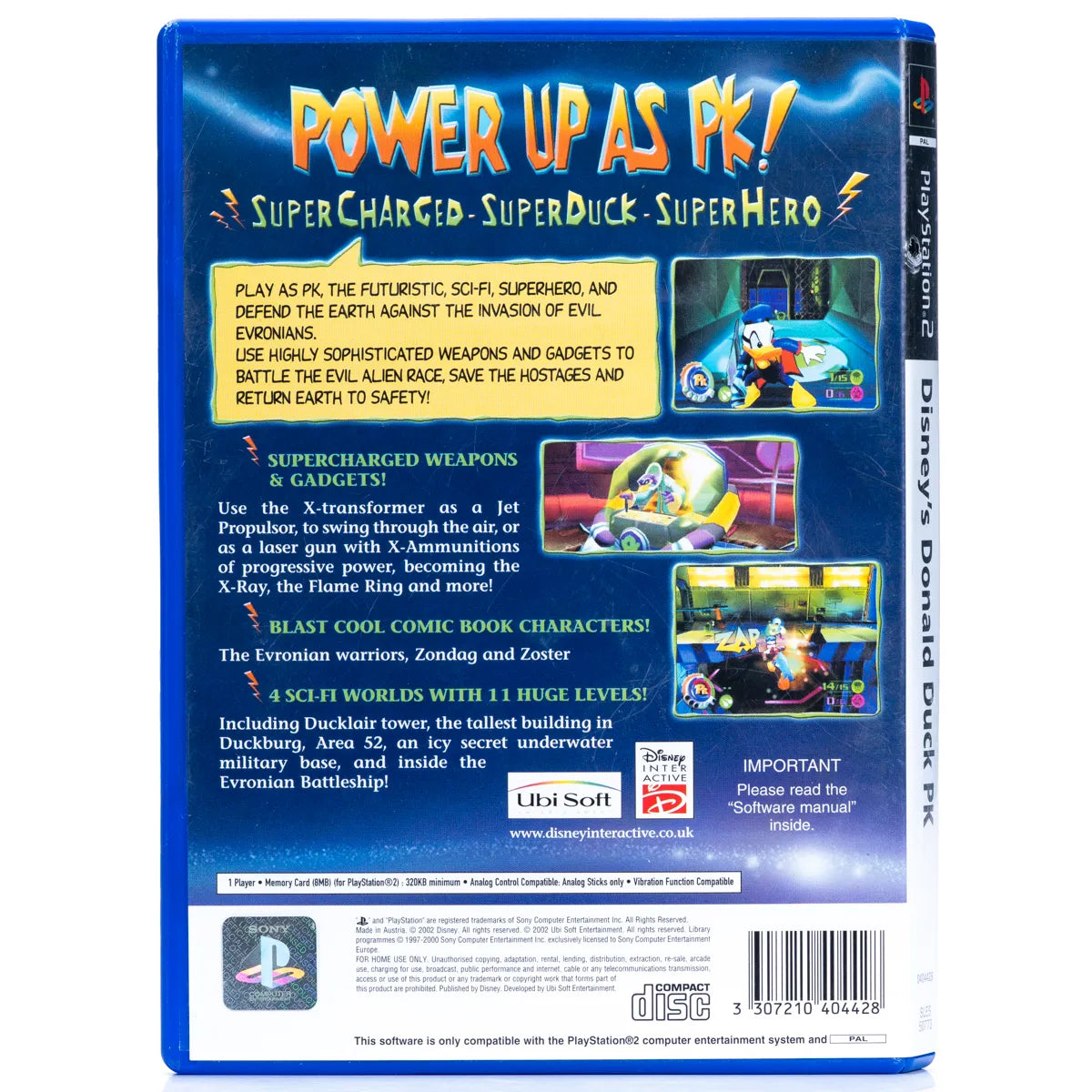 Disney's Donald Duck PK - PS2 Spill - Retrospillkongen