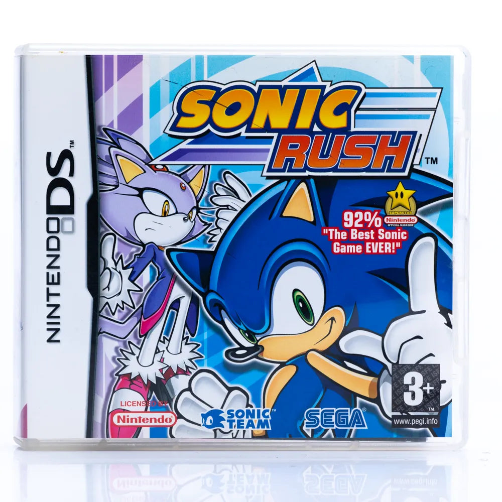Sonic Rush - Nintendo DS spill - Retrospillkongen