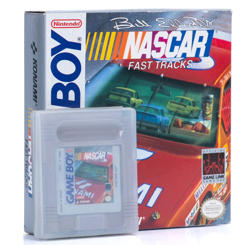 Bill Elliott's NASCAR Fast Tracks (I Eske, NTSC, regionfri) - Game Boy spill - Retrospillkongen