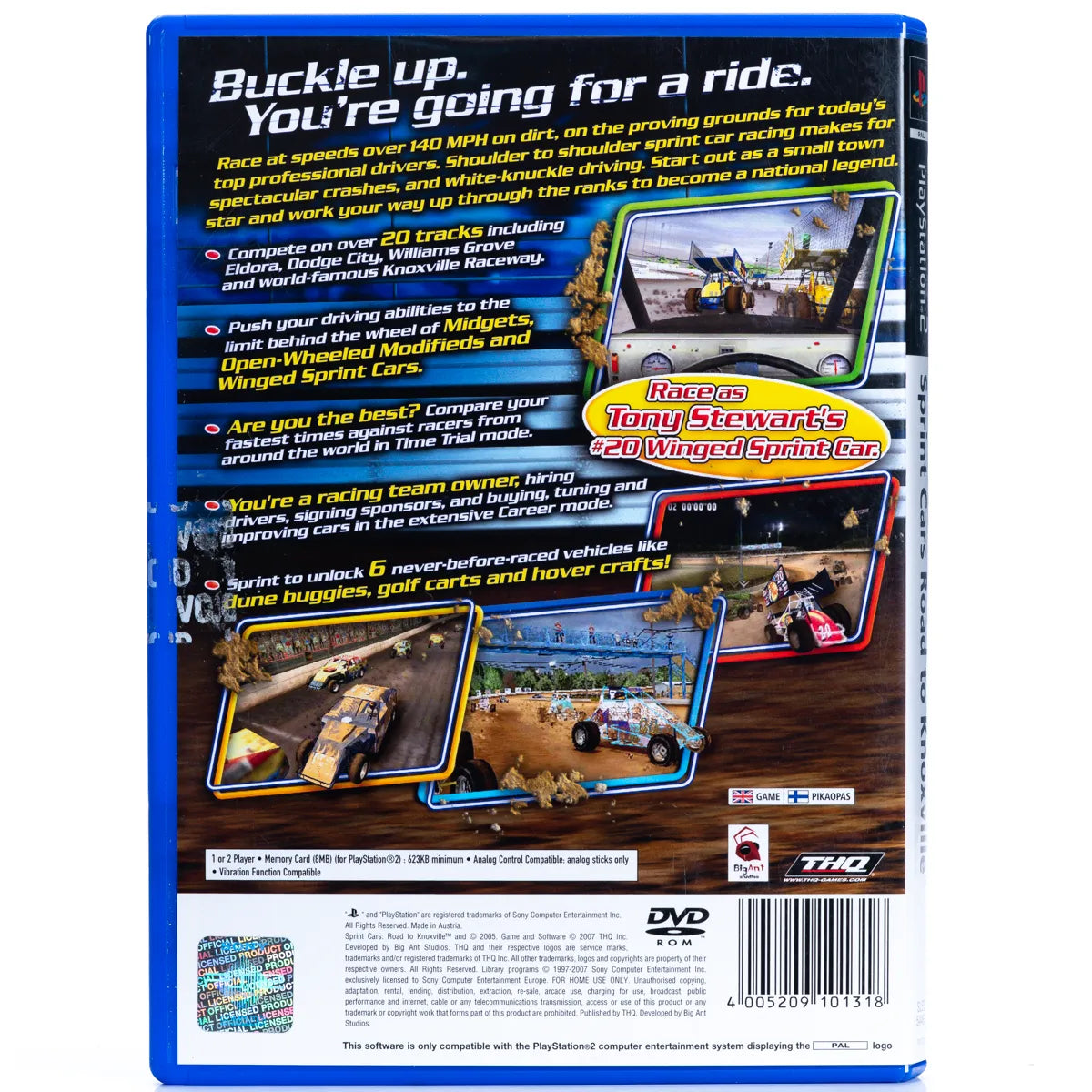 Sprint Cars: Road to Knoxville - PS2 Spill - Retrospillkongen