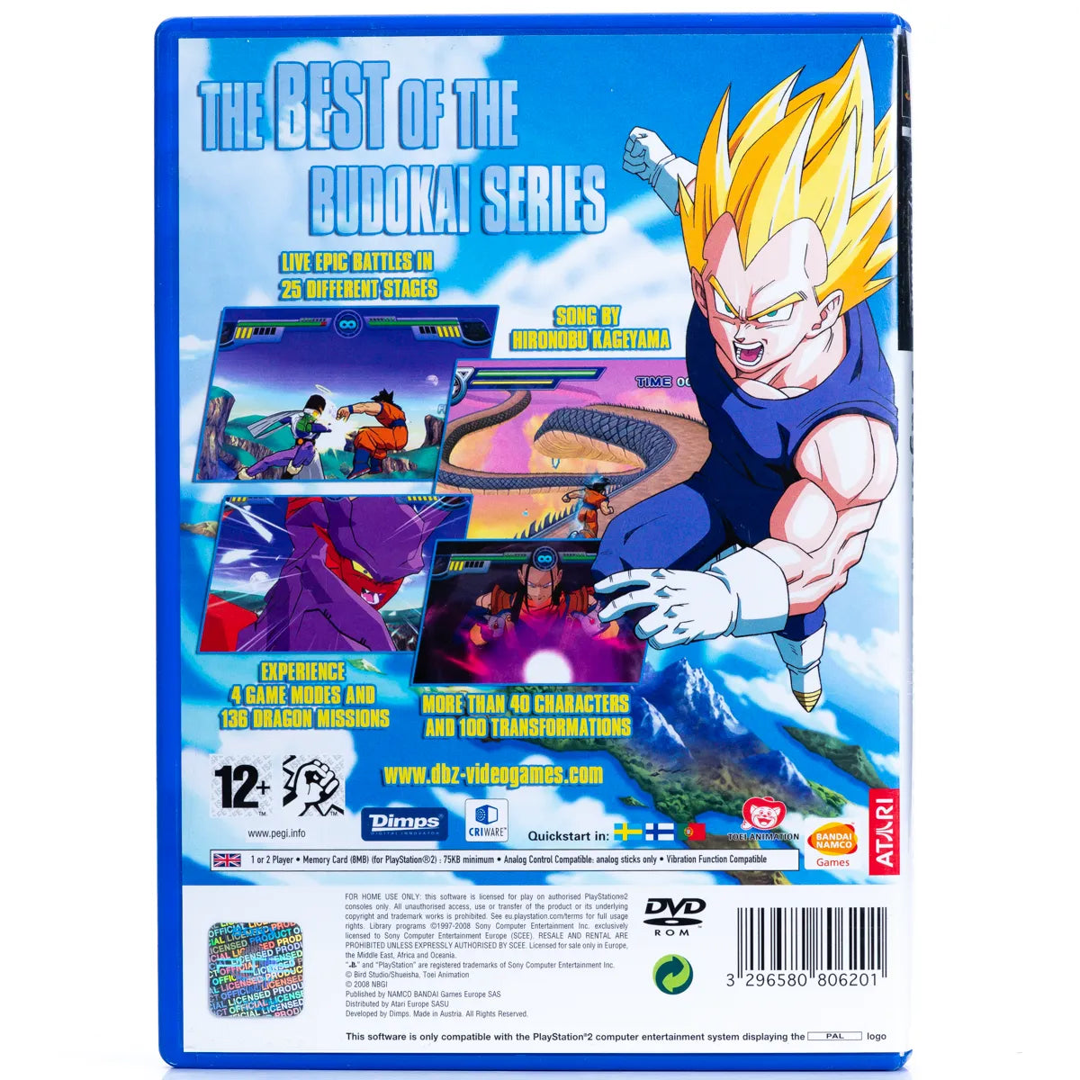 Dragon Ball Z: Infinite World - PS2 Spill - Retrospillkongen