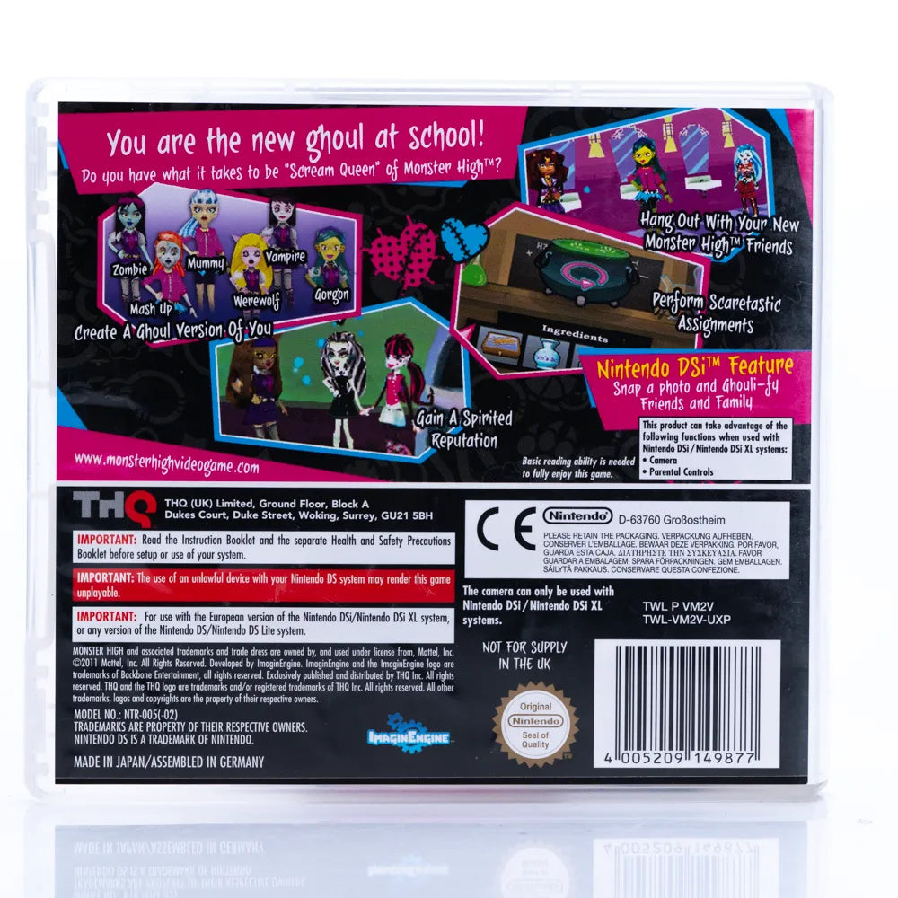Monster High: Ghoul Spirit - Nintendo DS spill - Retrospillkongen