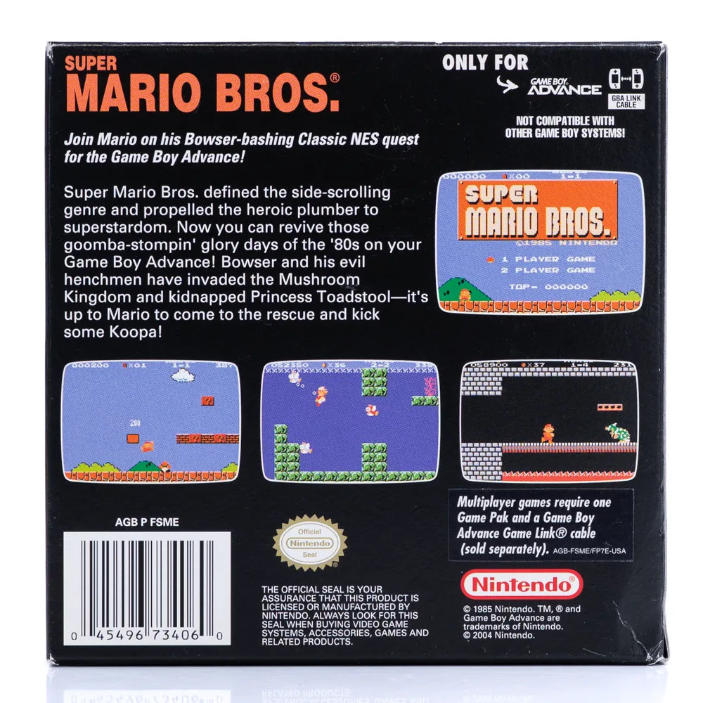 Super Mario Bros. (I Eske, NTSC-U, regionfri) - GBA spill - Retrospillkongen