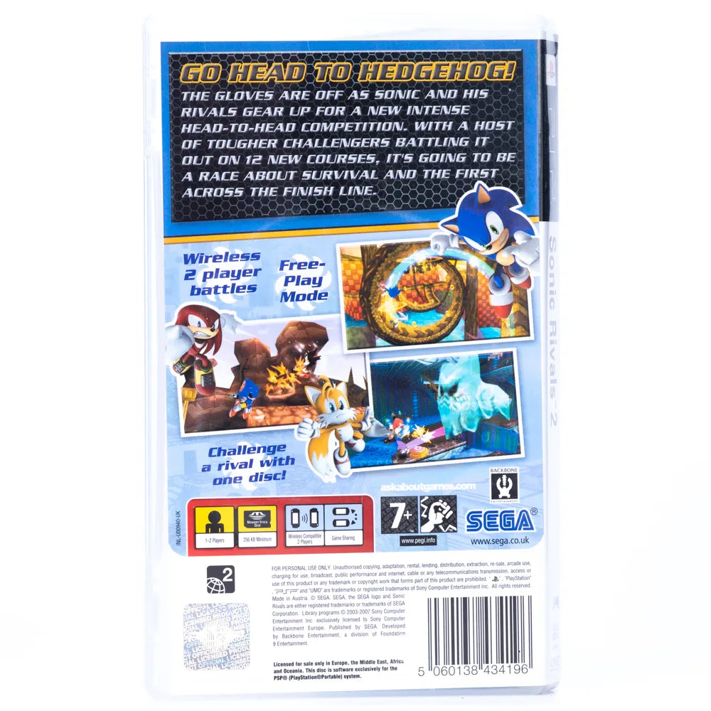 Sonic Rivals 2 - PSP spill - Retrospillkongen