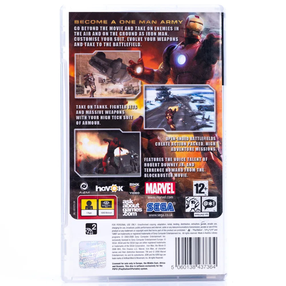 Iron Man - PSP spill - Retrospillkongen