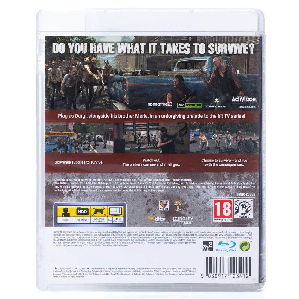 The Walking Dead: Survival Instinct - PS3 spill
