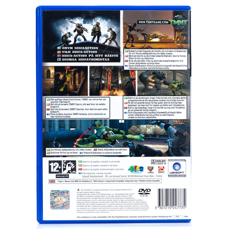 TMNT: Teenage Mutant Ninja Turtles - PS2 Spill