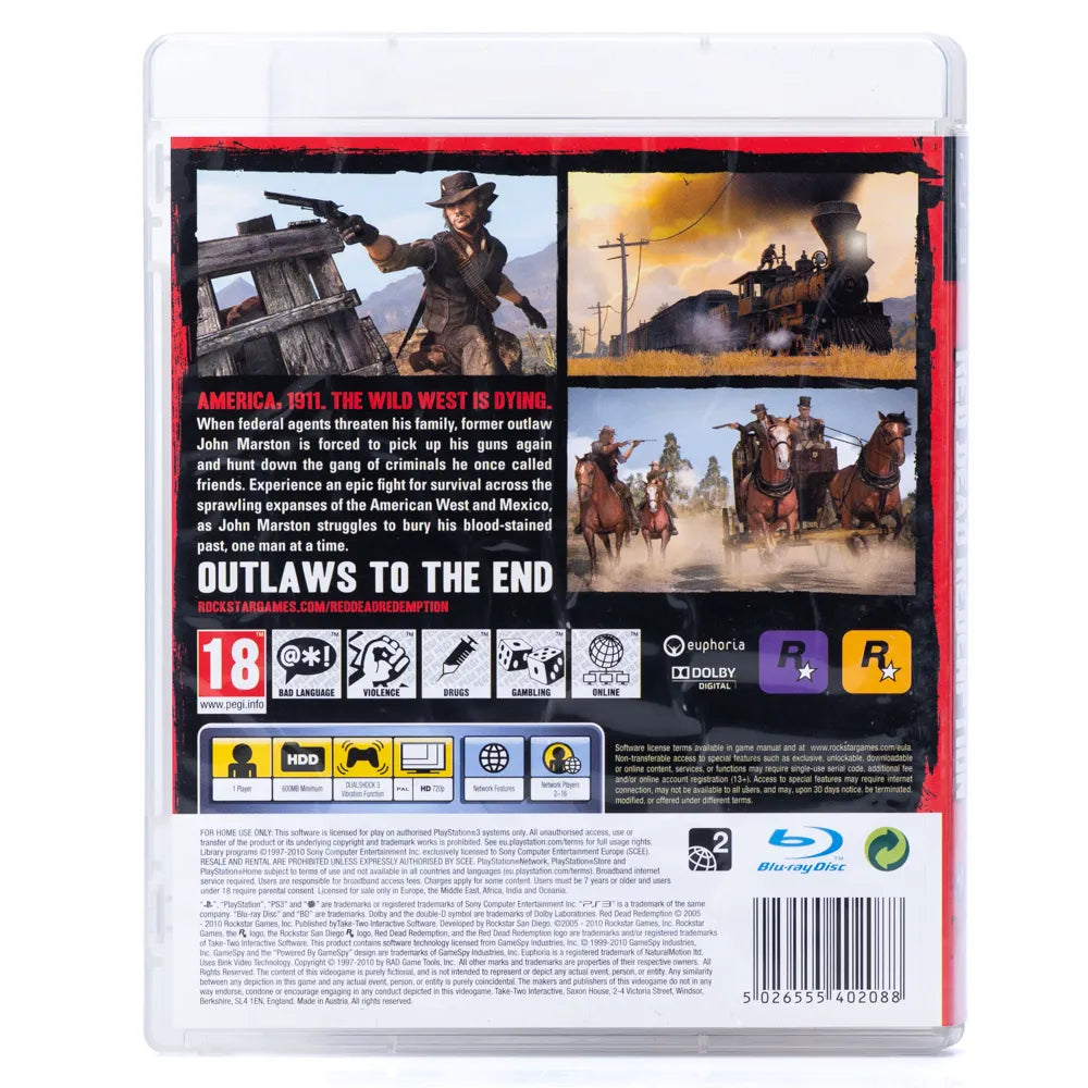 Red Dead Redemption - PS3 spill - Retrospillkongen
