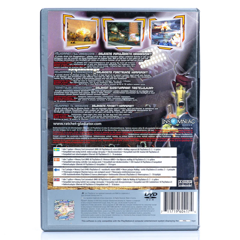 Ratchet: Gladiator - PS2 spill