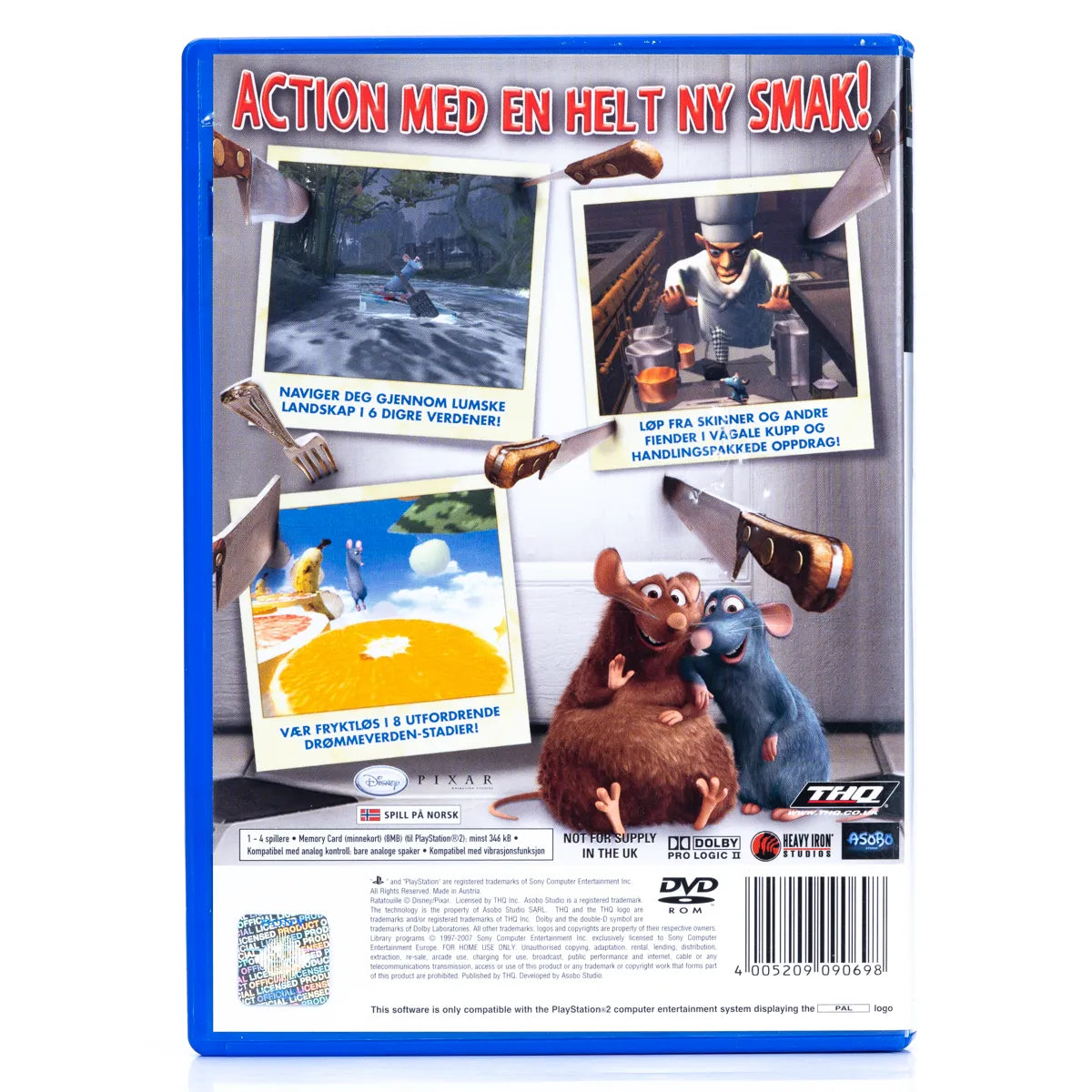 Disney•Pixar Ratatouille - PS2 spill - Retrospillkongen