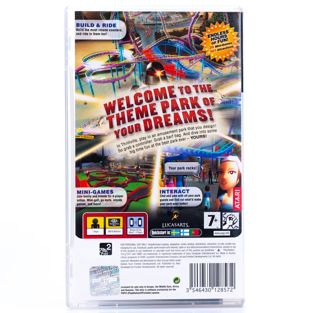 Thrillville PSP - PSP spill - Retrospillkongen