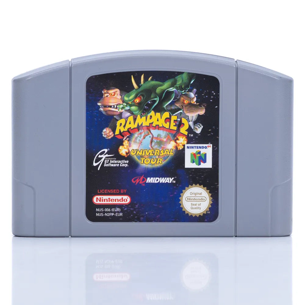 Rampage 2: Universal Tour - N64 spill