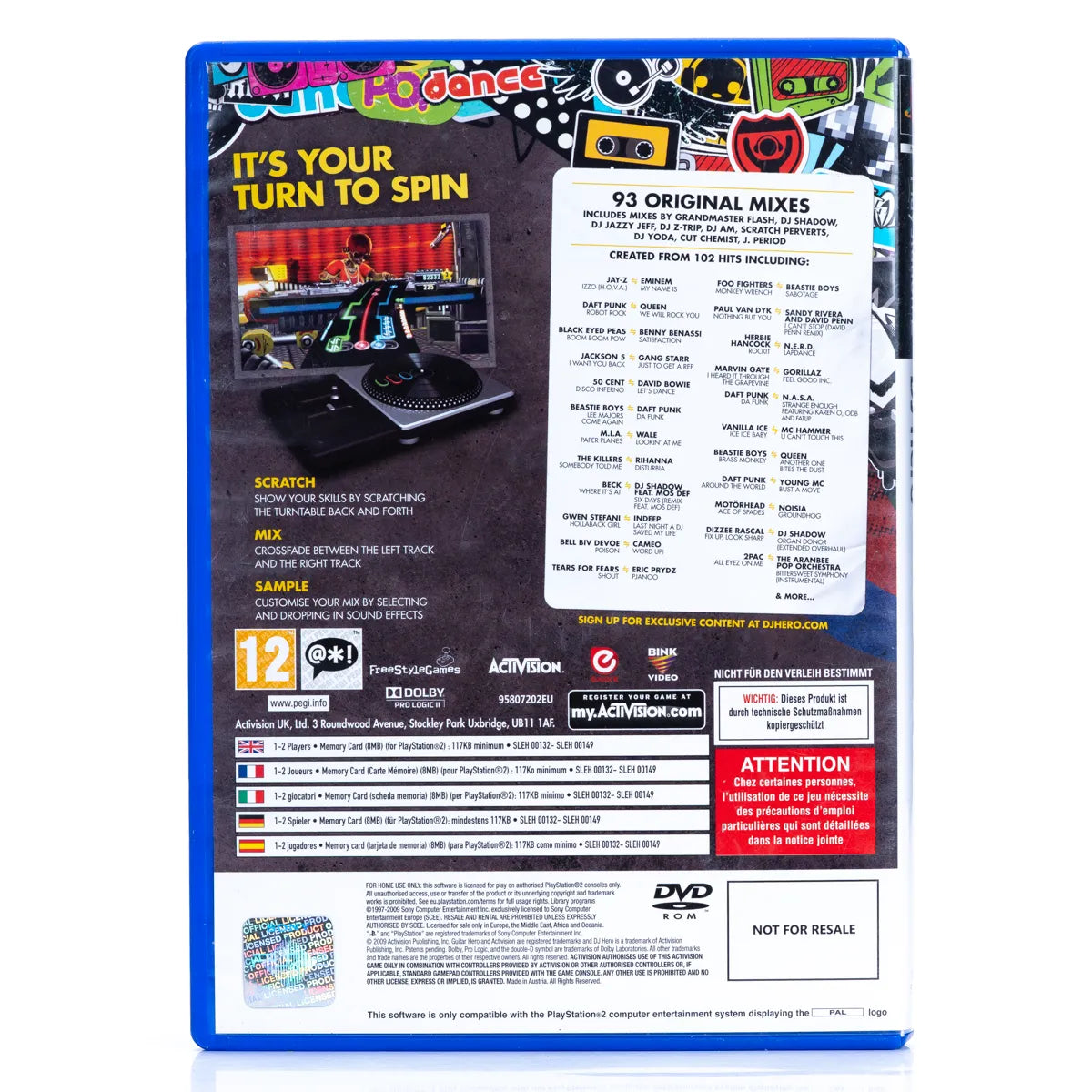 DJ Hero - PS2 Spill - Retrospillkongen