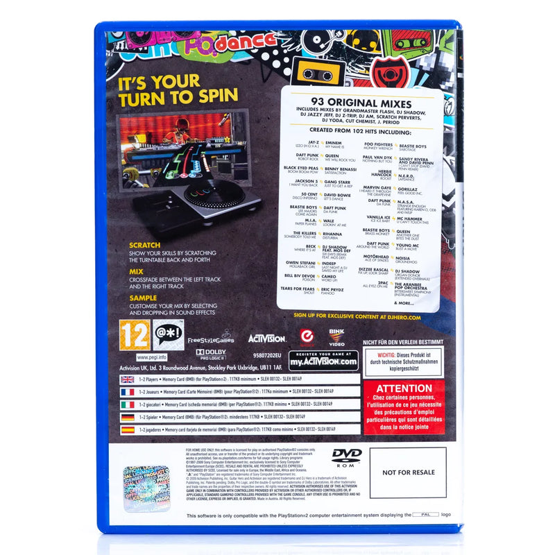 DJ Hero - PS2 Spill