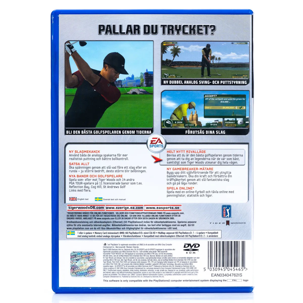 Tiger Woods PGA Tour 06 - PS2 Spill - Retrospillkongen