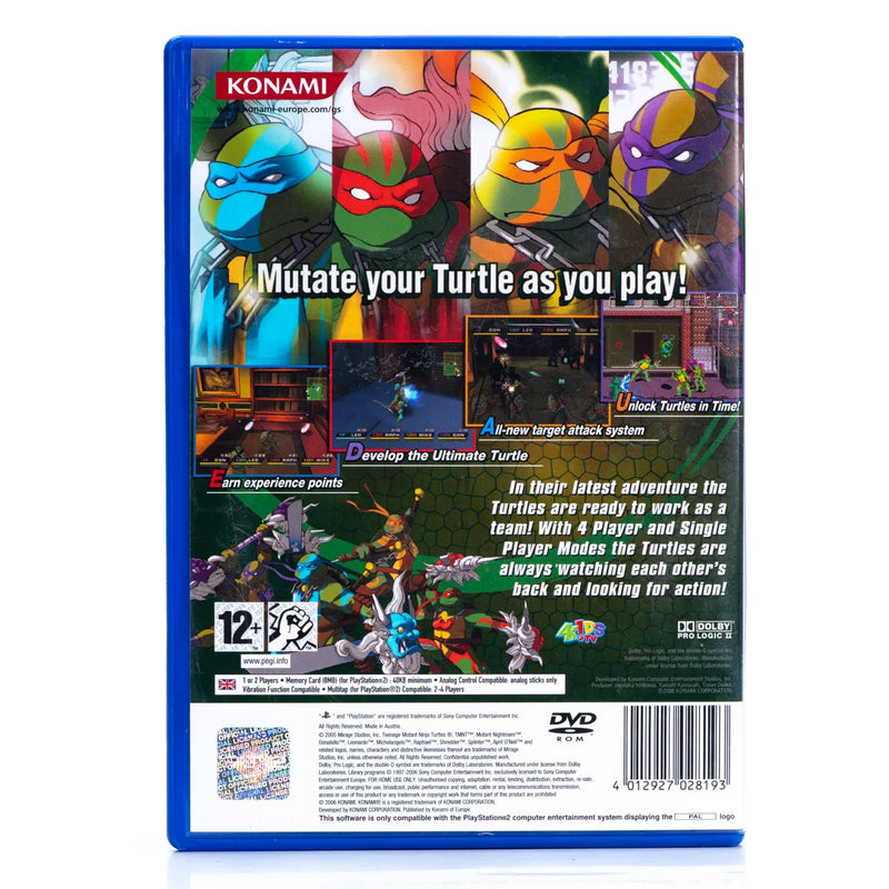 Teenage Mutant Ninja Turtles 3: Mutant Nightmare - PS2 Spill