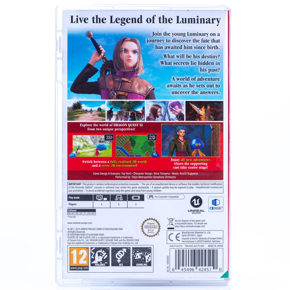 Dragon Quest XI S: Echoes of an Elusive Age - Definitive Edition - Switch spill - Retrospillkongen