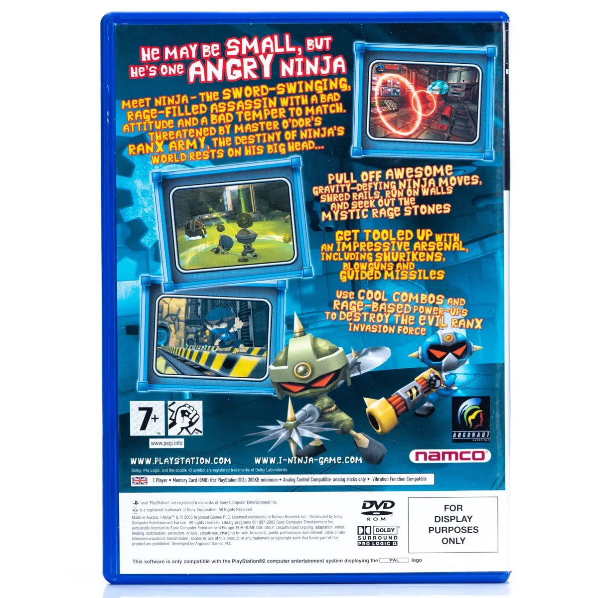 I-Ninja - PS2 Spill - Retrospillkongen