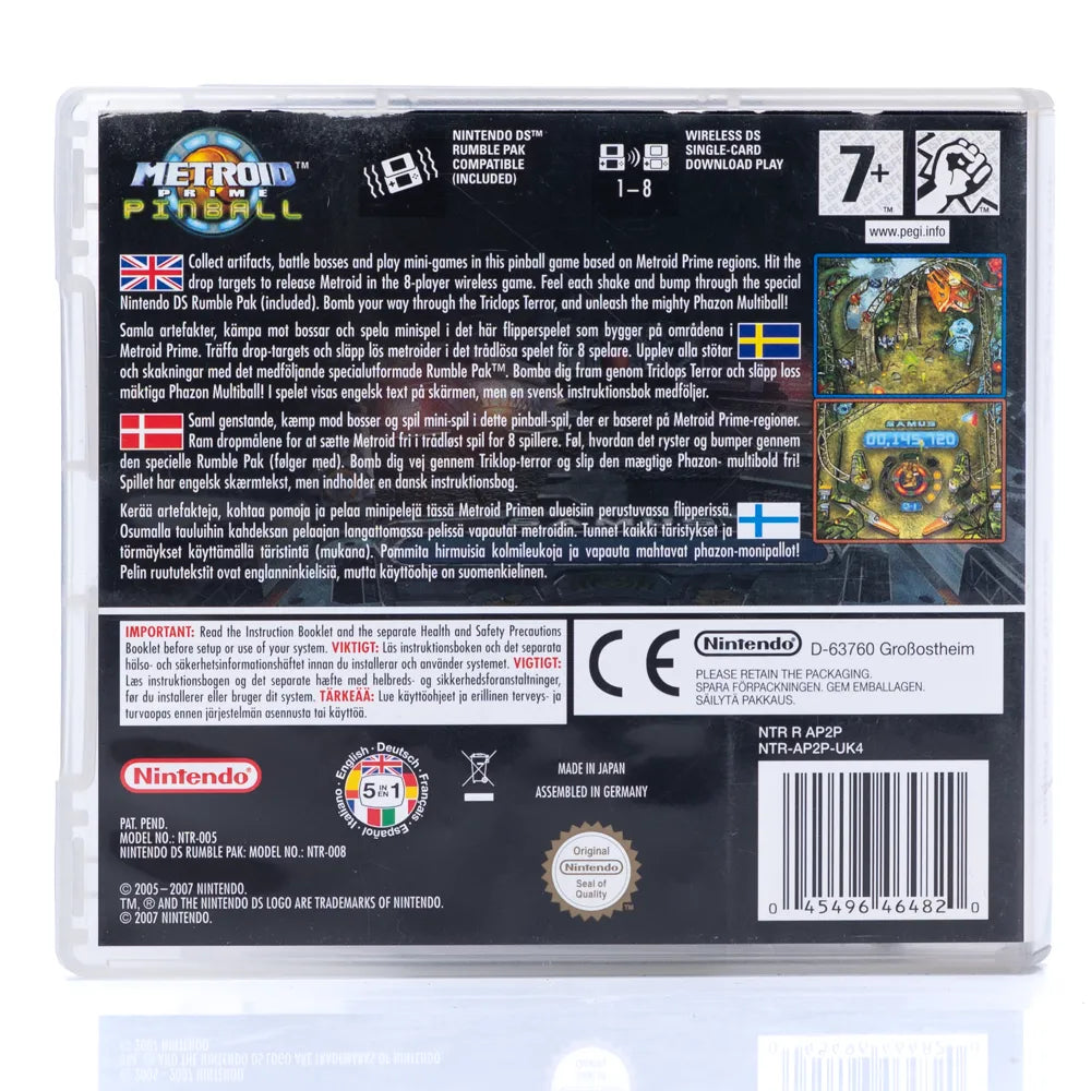 Metroid Prime Pinball - Nintendo DS spill