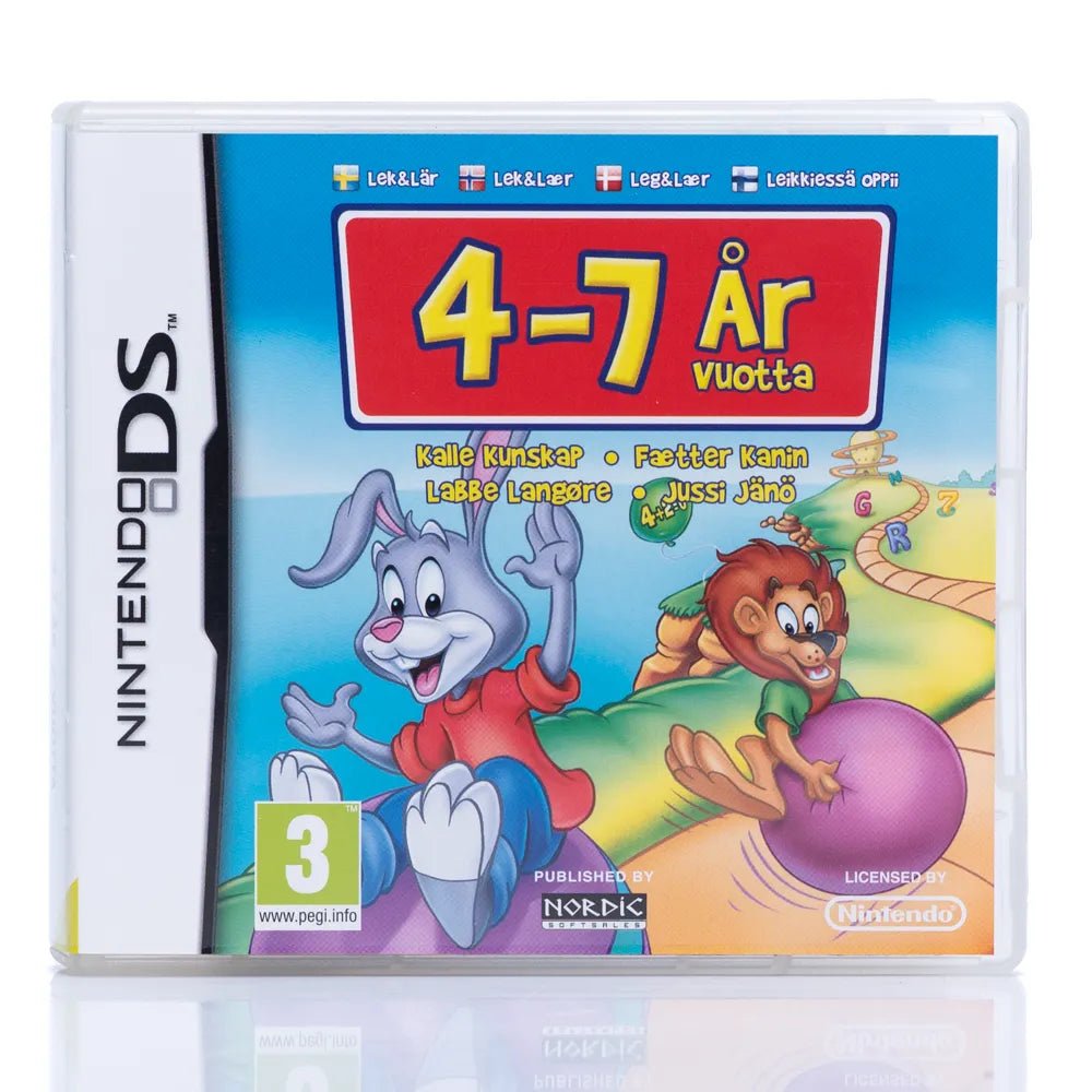 Lek & Lær med Labbe Langøre 4-7 år - Nintendo DS spill