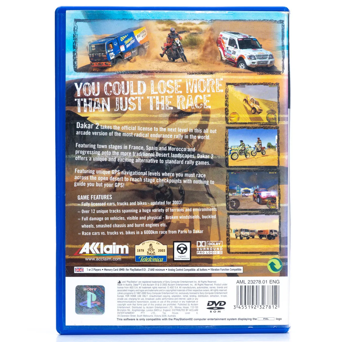 Dakar 2: The World's Ultimate Rally  - PS2 Spill - Retrospillkongen