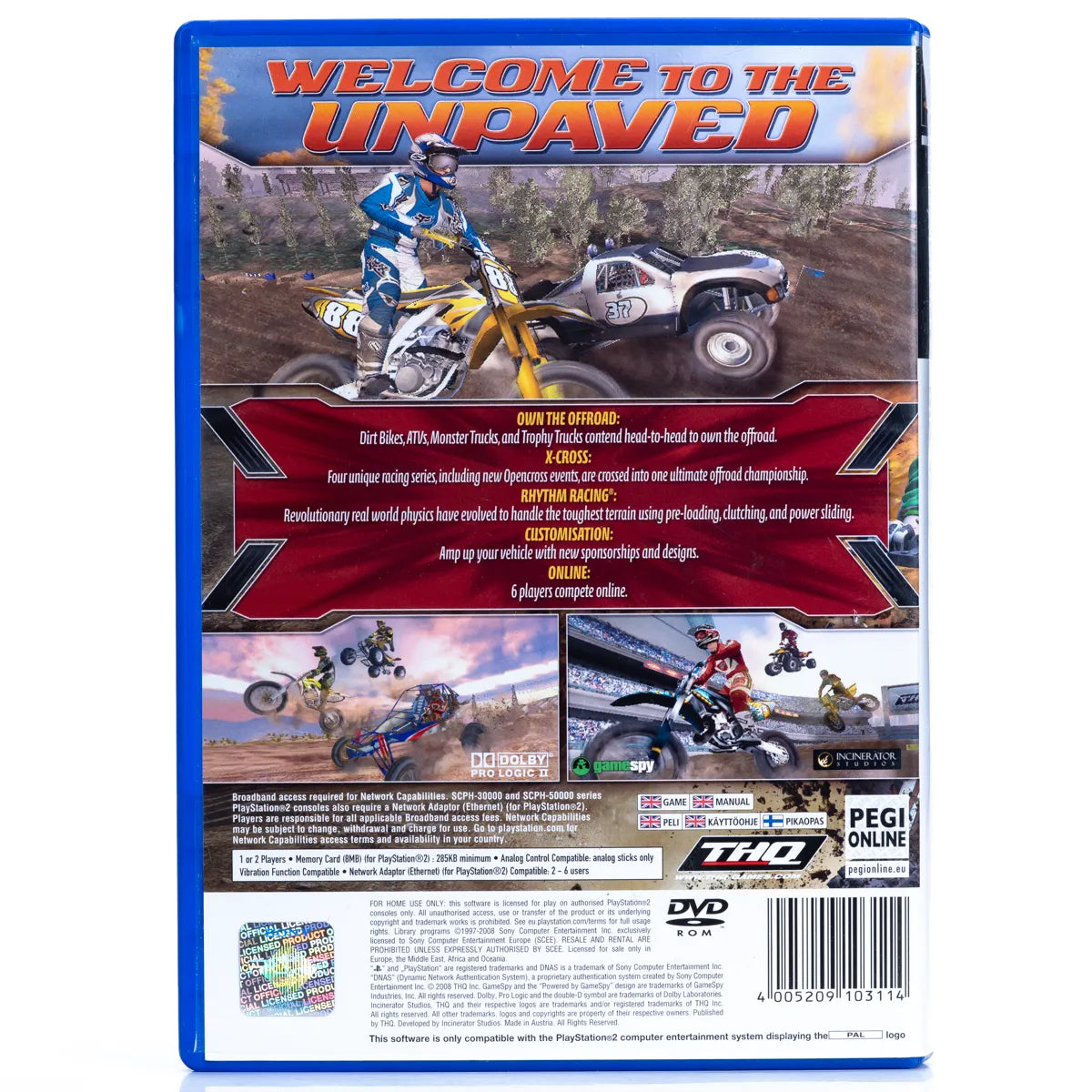 MX vs. ATV: Untamed - PS2 Spill - Retrospillkongen