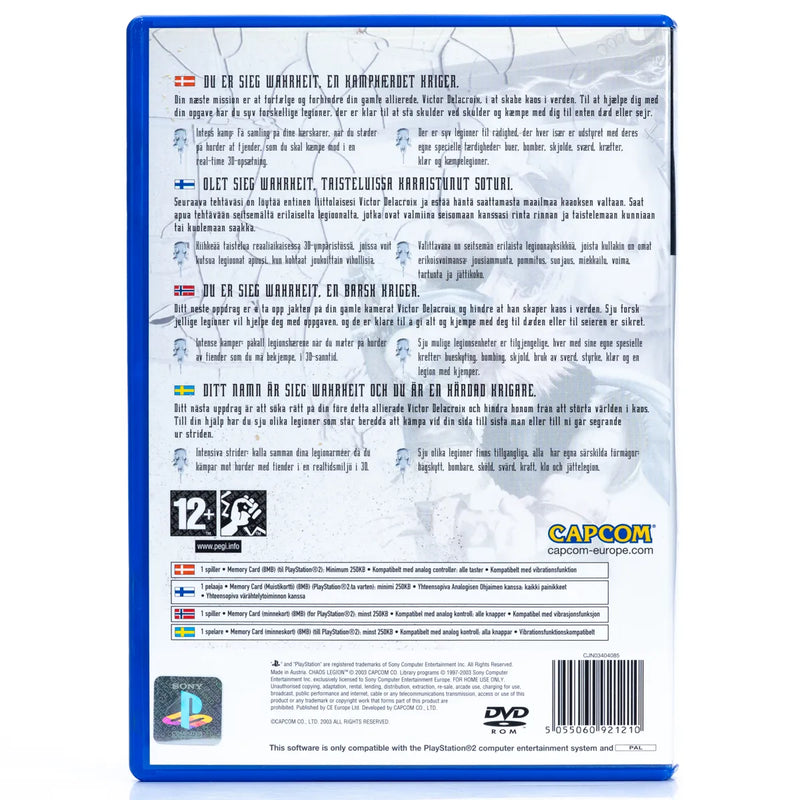 Chaos Legion - PS2 spill