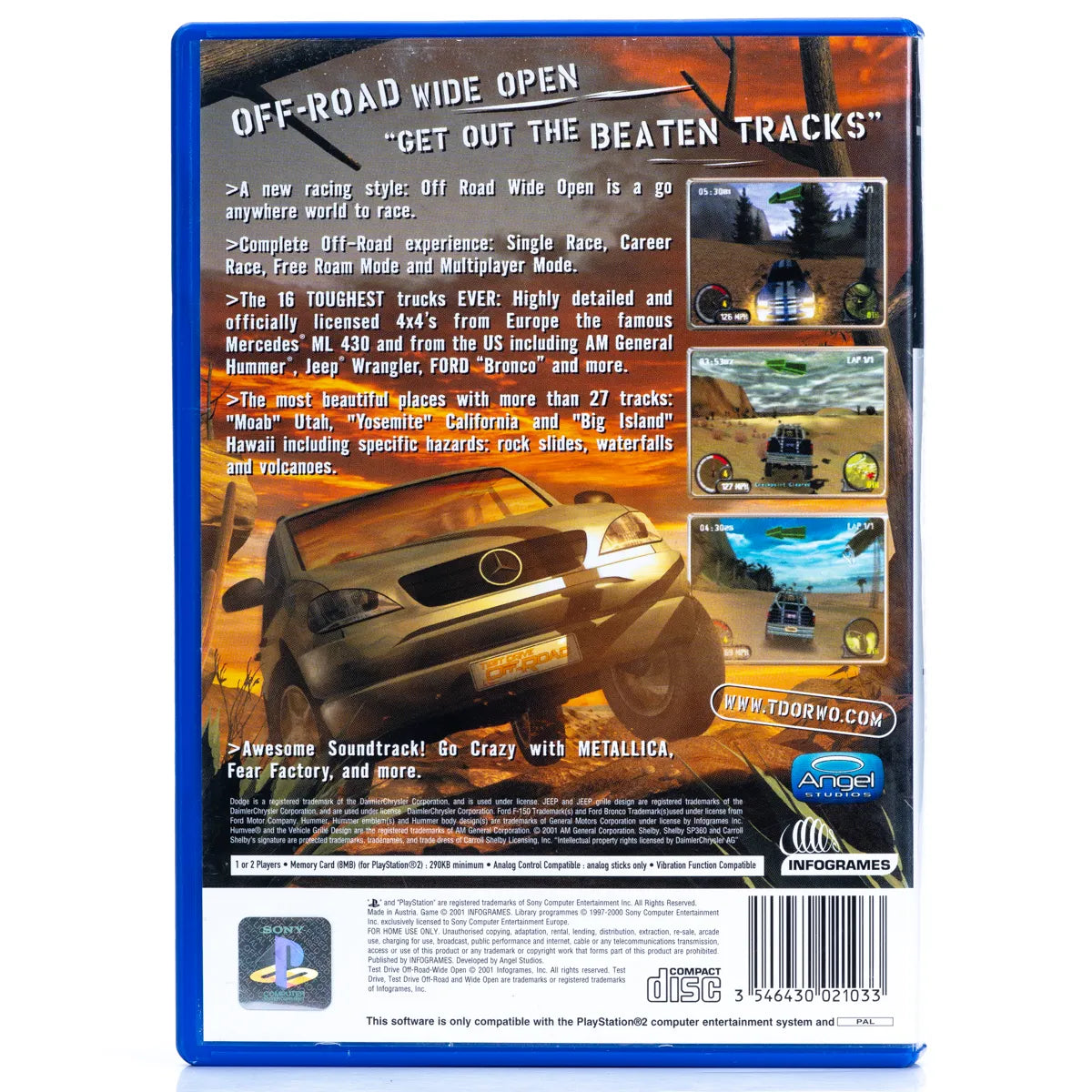 Off-Road: Wide Open - PS2 Spill - Retrospillkongen