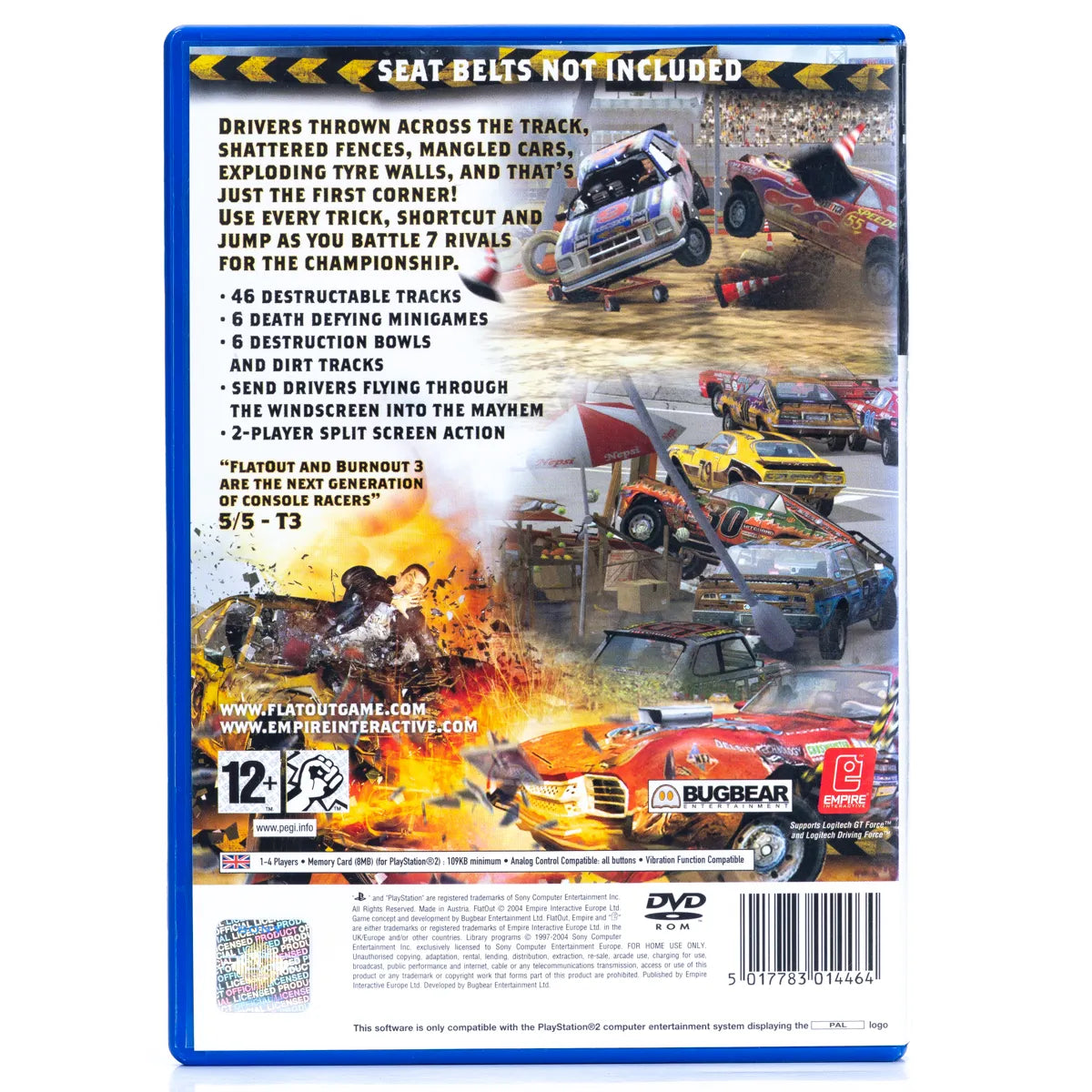 FlatOut - PS2 spill - Retrospillkongen