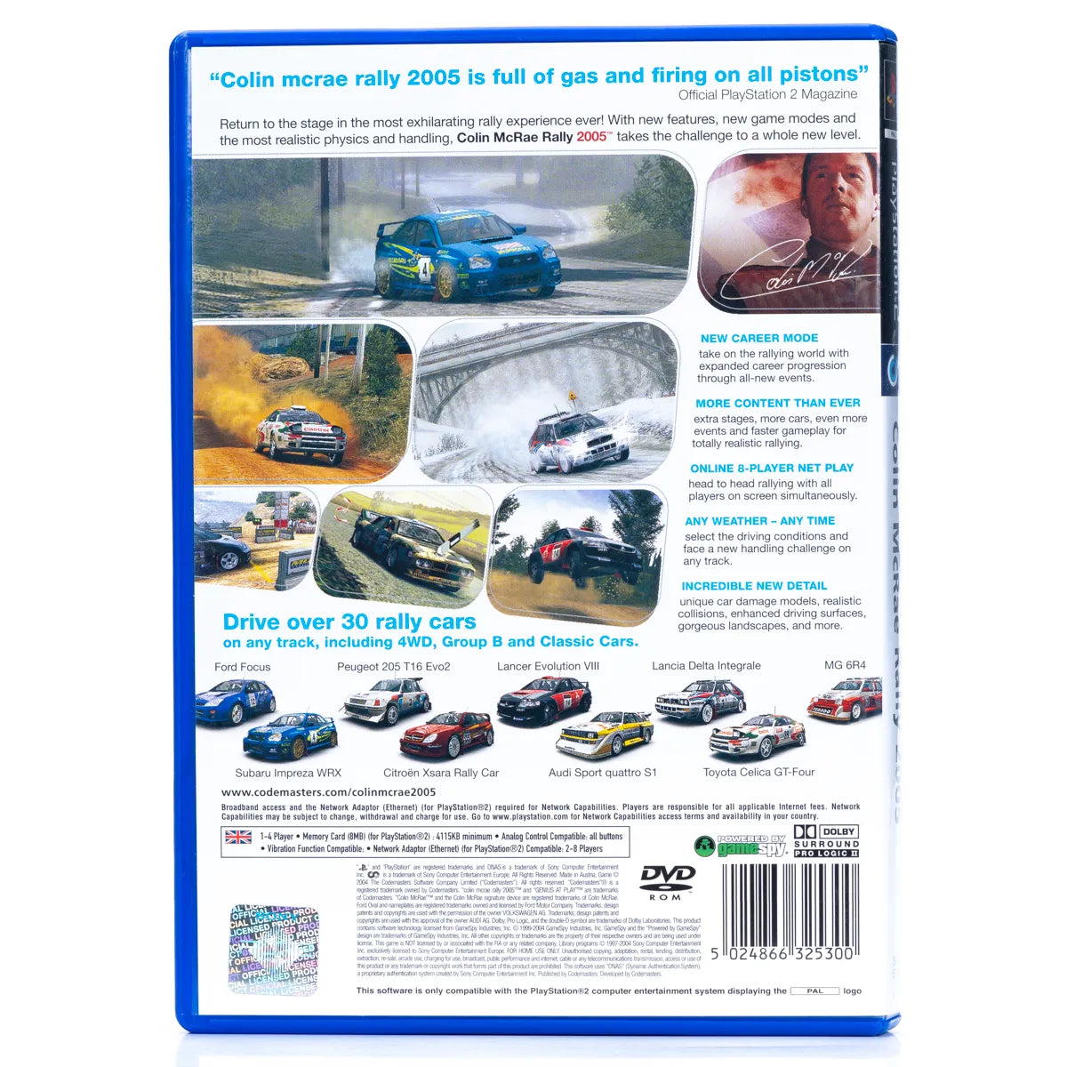 Colin Mcrae Rally 05 - PS2 Spill - Retrospillkongen