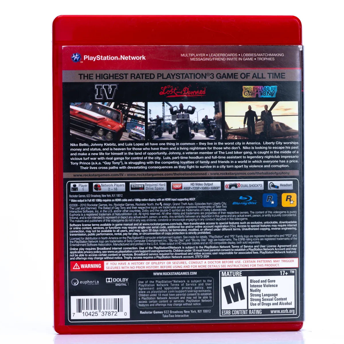 Grand Theft Auto IV: The Complete Edition - PS3 spill - Retrospillkongen