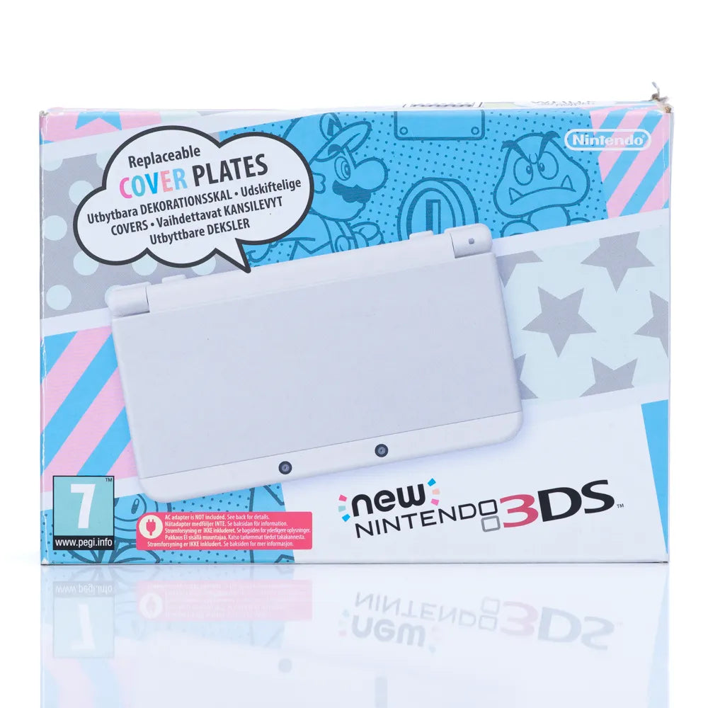 New Nintendo 3DS Hvit Konsoll i Eske