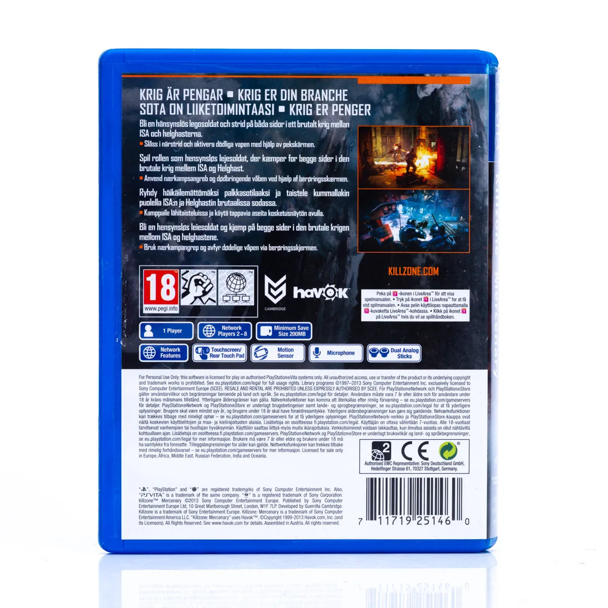 Killzone Mercenary - PS Vita - Retrospillkongen