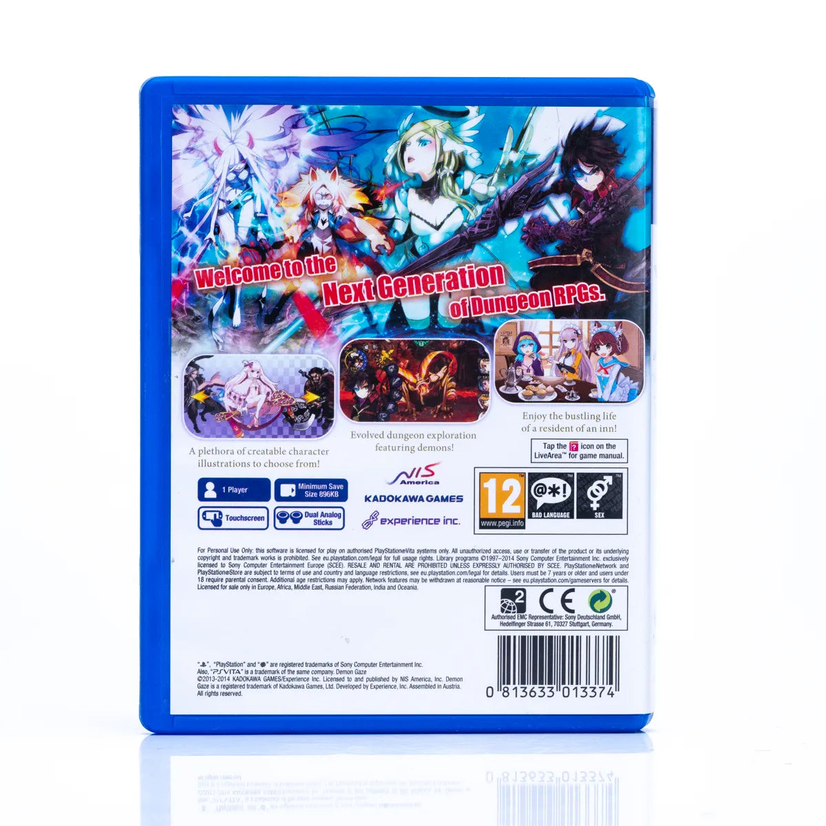 Demon Gaze - PS Vita spill - Retrospillkongen
