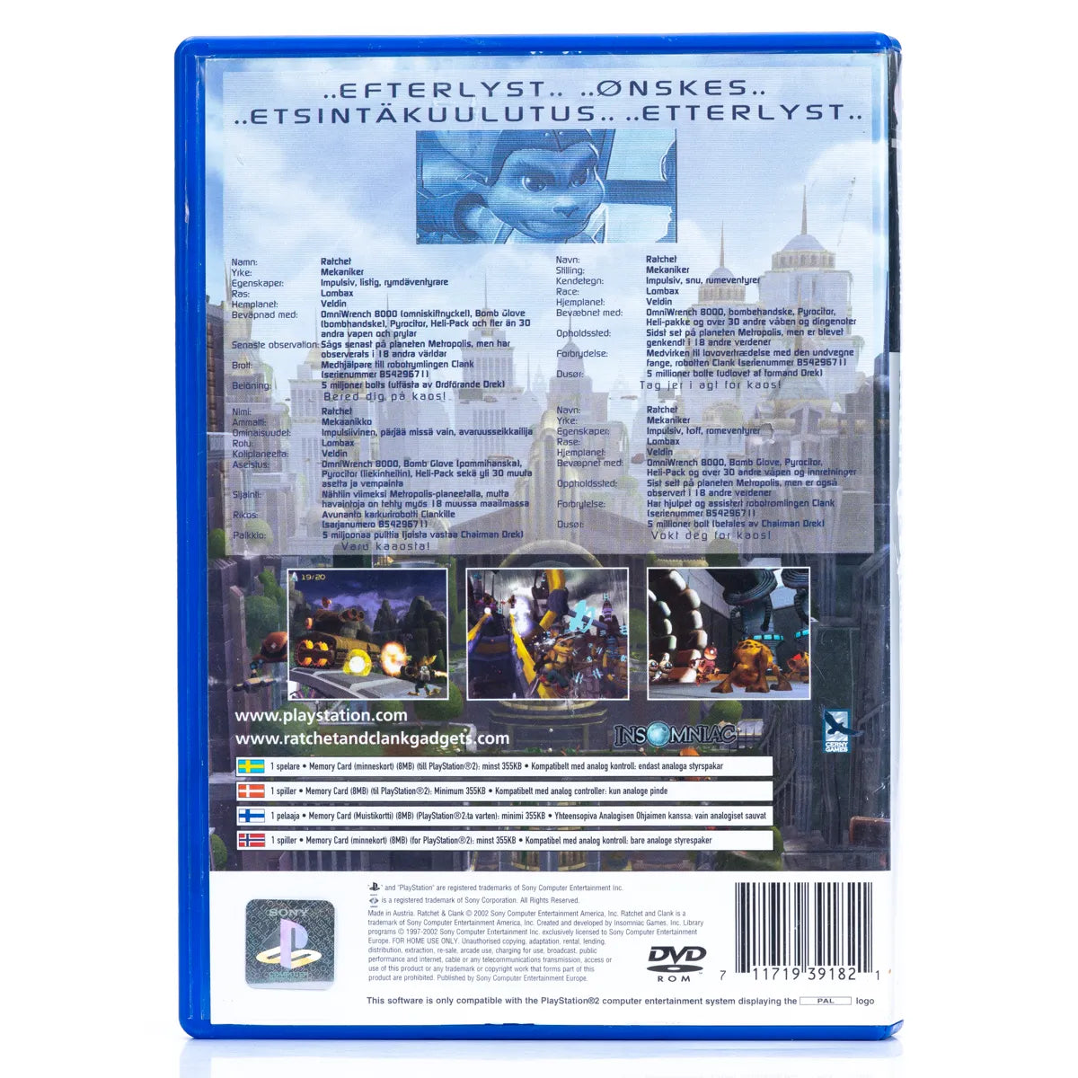 Ratchet & Clank - PS2 spill - Retrospillkongen