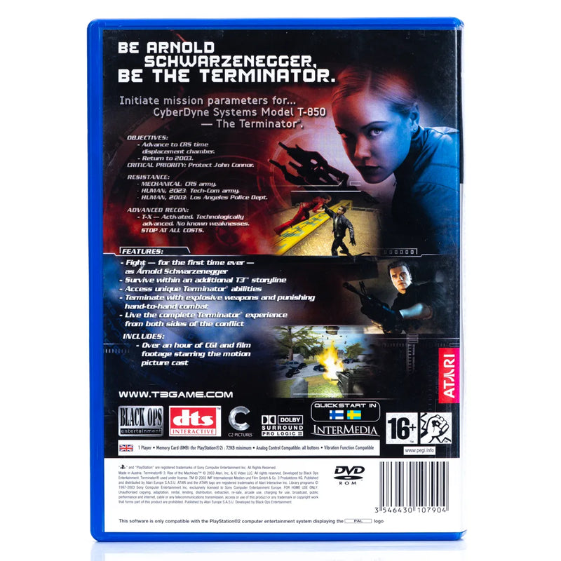 Terminator 3: Rise of the Machines - PS2 Spill