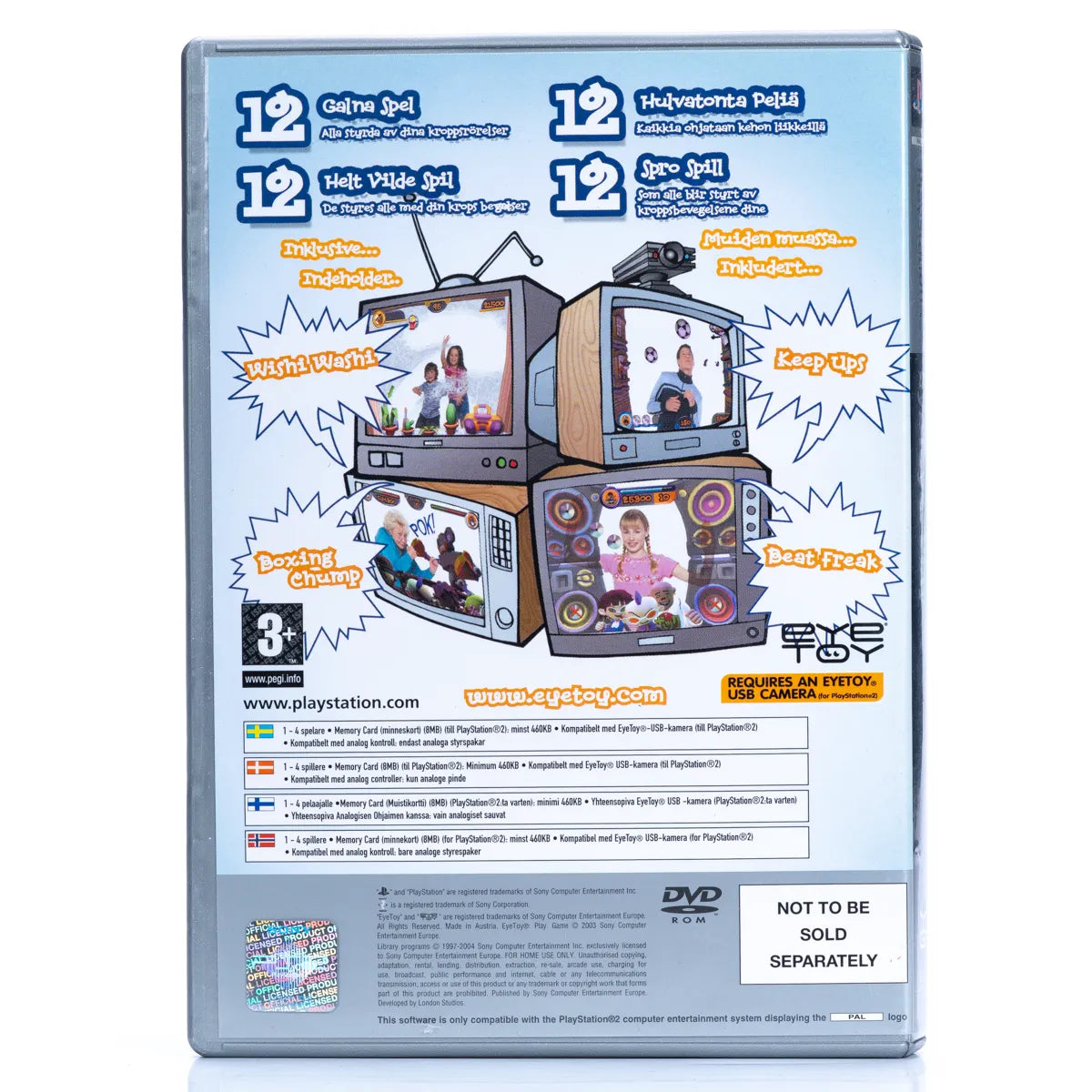 Eye Toy Play - PS2 spill - Retrospillkongen