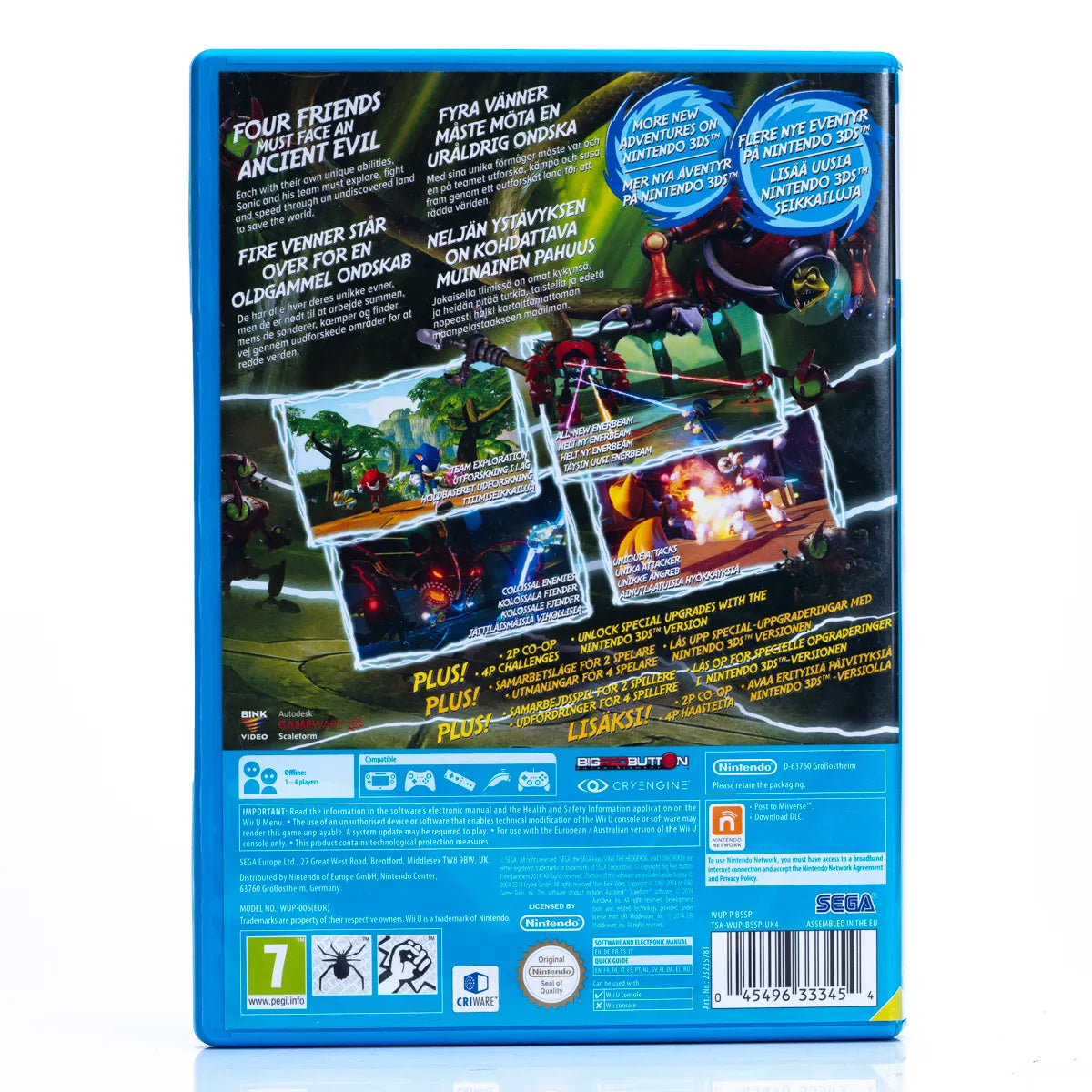 Sonic Boom: Rise of Lyric - Wii U spill - Retrospillkongen