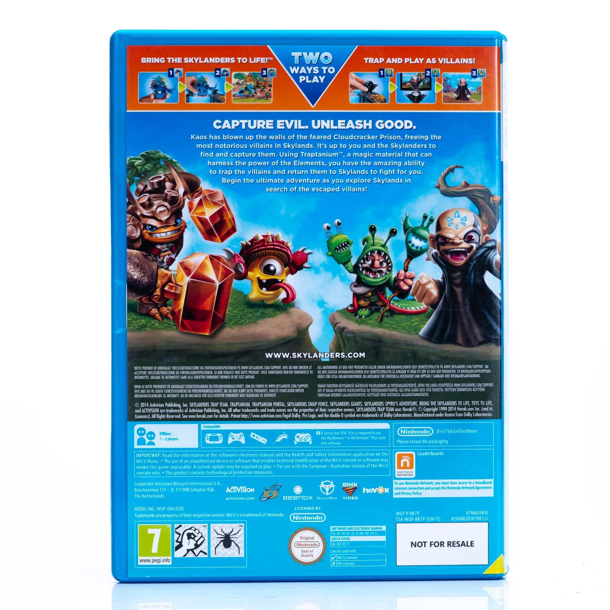 Skylanders: Trap Team - Wii U Spill - Retrospillkongen