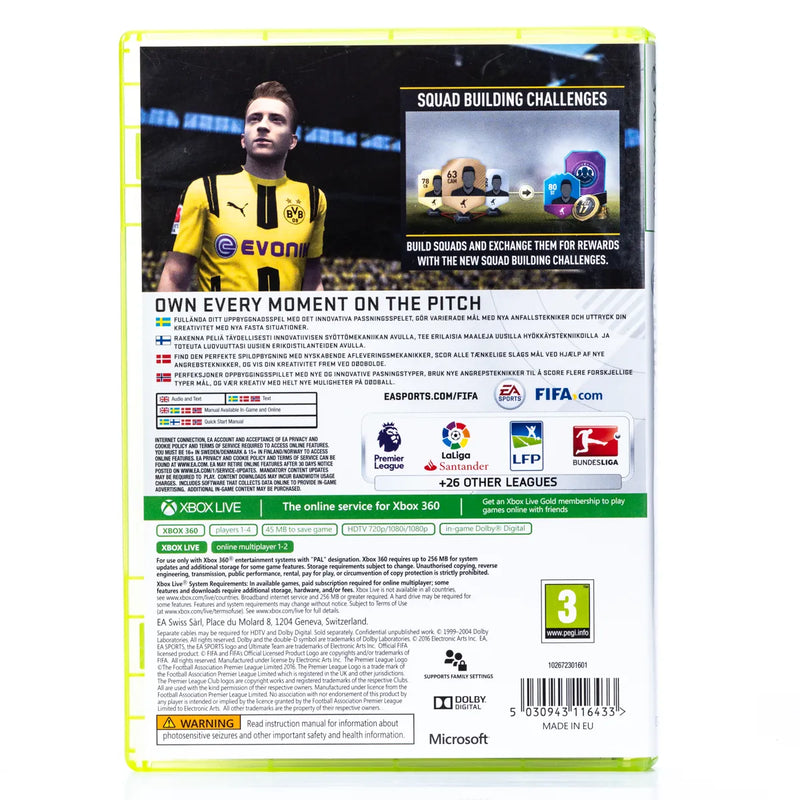 FIFA 17 - Xbox 360 spill