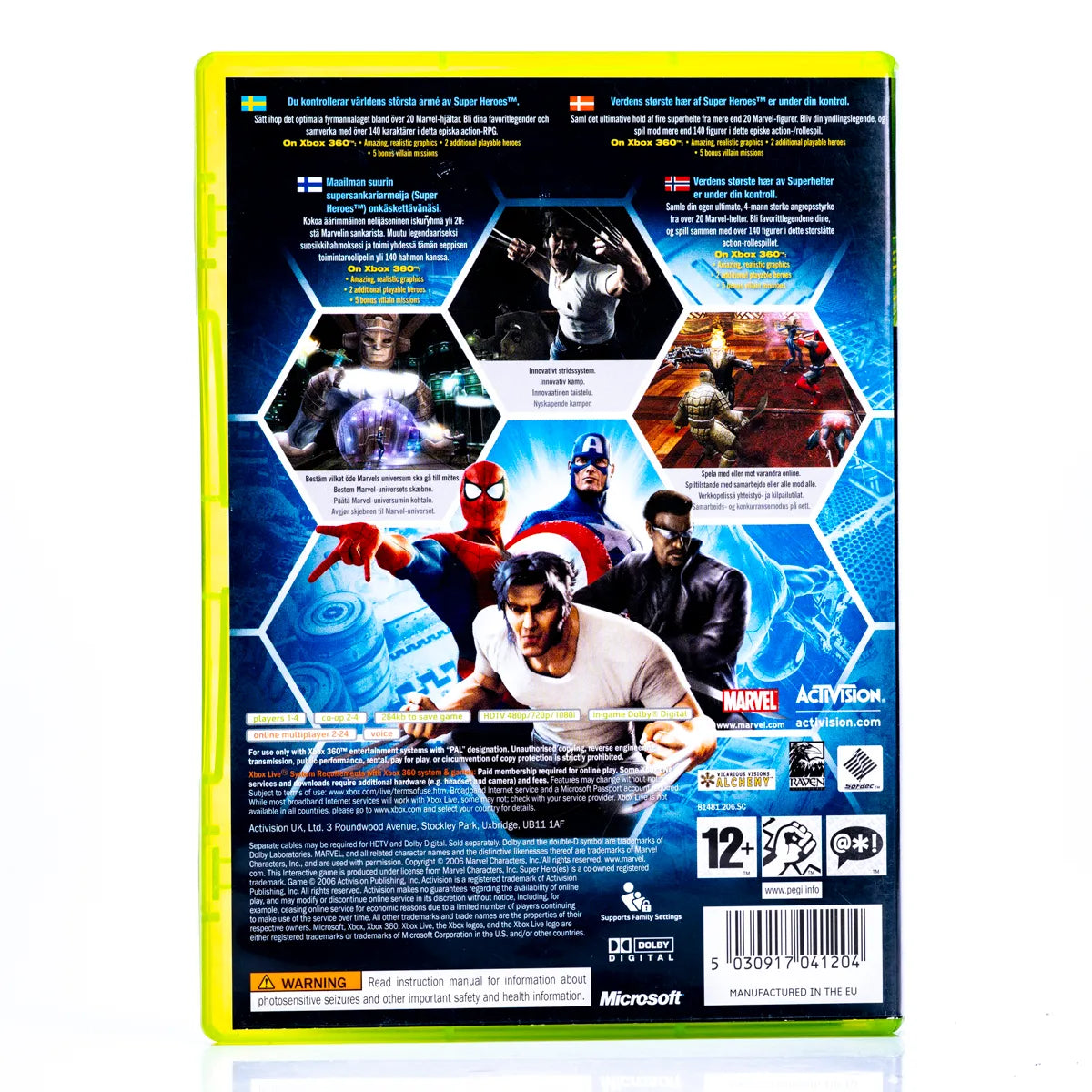 Marvel Ultimate Alliance - Xbox 360 spill - Retrospillkongen