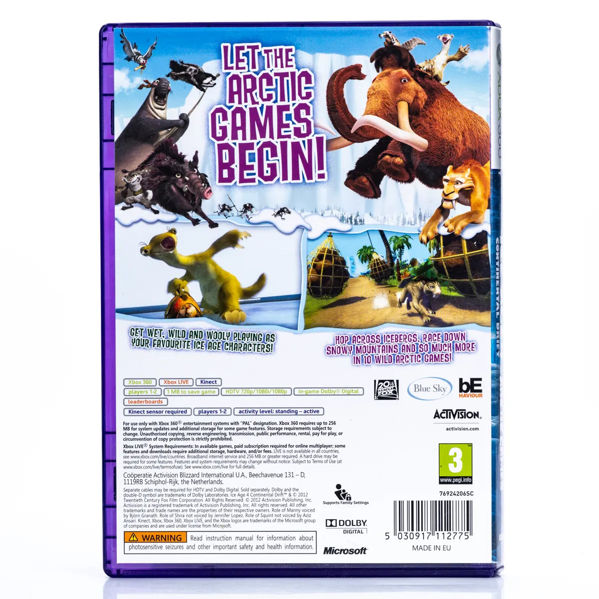 Ice Age: Continental Drift - Xbox 360 spill - Retrospillkongen