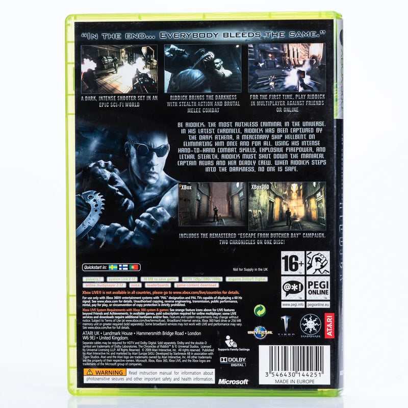 The Chronicles of Riddick: Assault on Dark Athena - Xbox 360 spill