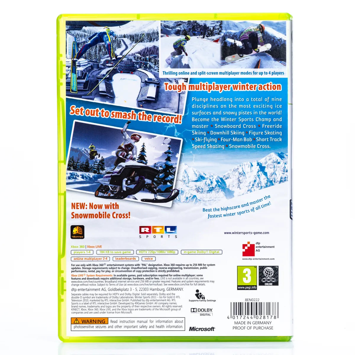 Winter Sports 2011: Go for Gold - Xbox 360 spill - Retrospillkongen
